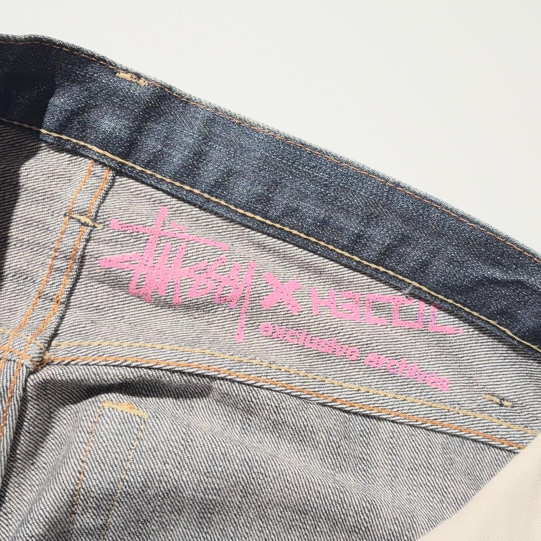 Stussy × HECTIC Flower Print Debim Pants