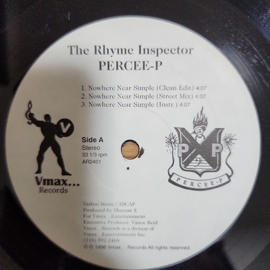 PERCEE-P Nowhere Near Simple レコード
