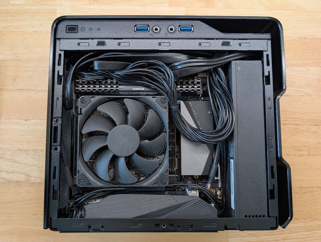 コンパクト自作PC_Ryzen7 5700G + 32GB + 1TB