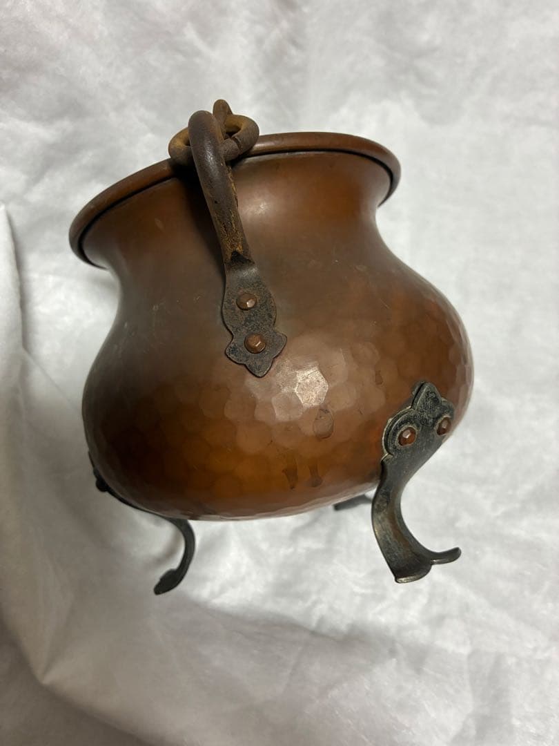 骨董　アンティーク　フランス銅製品　置物　工芸品