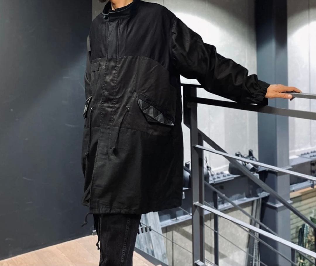 Nasngwam. | ナスングワム MODS COAT #BLACK