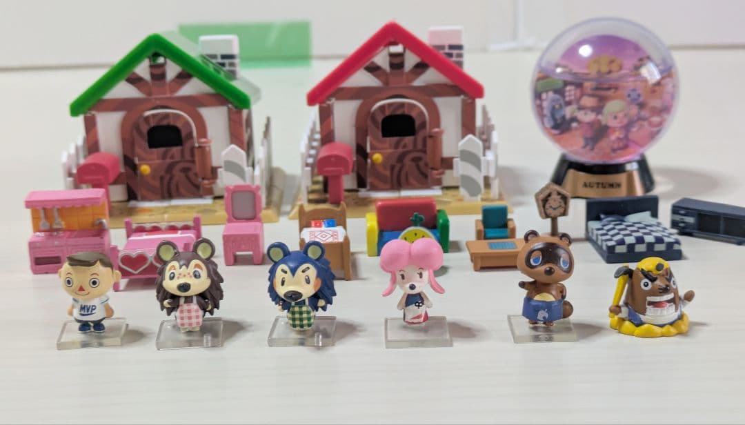 現状販売・貴重！どうぶつの森セット ミニチュアハウス他