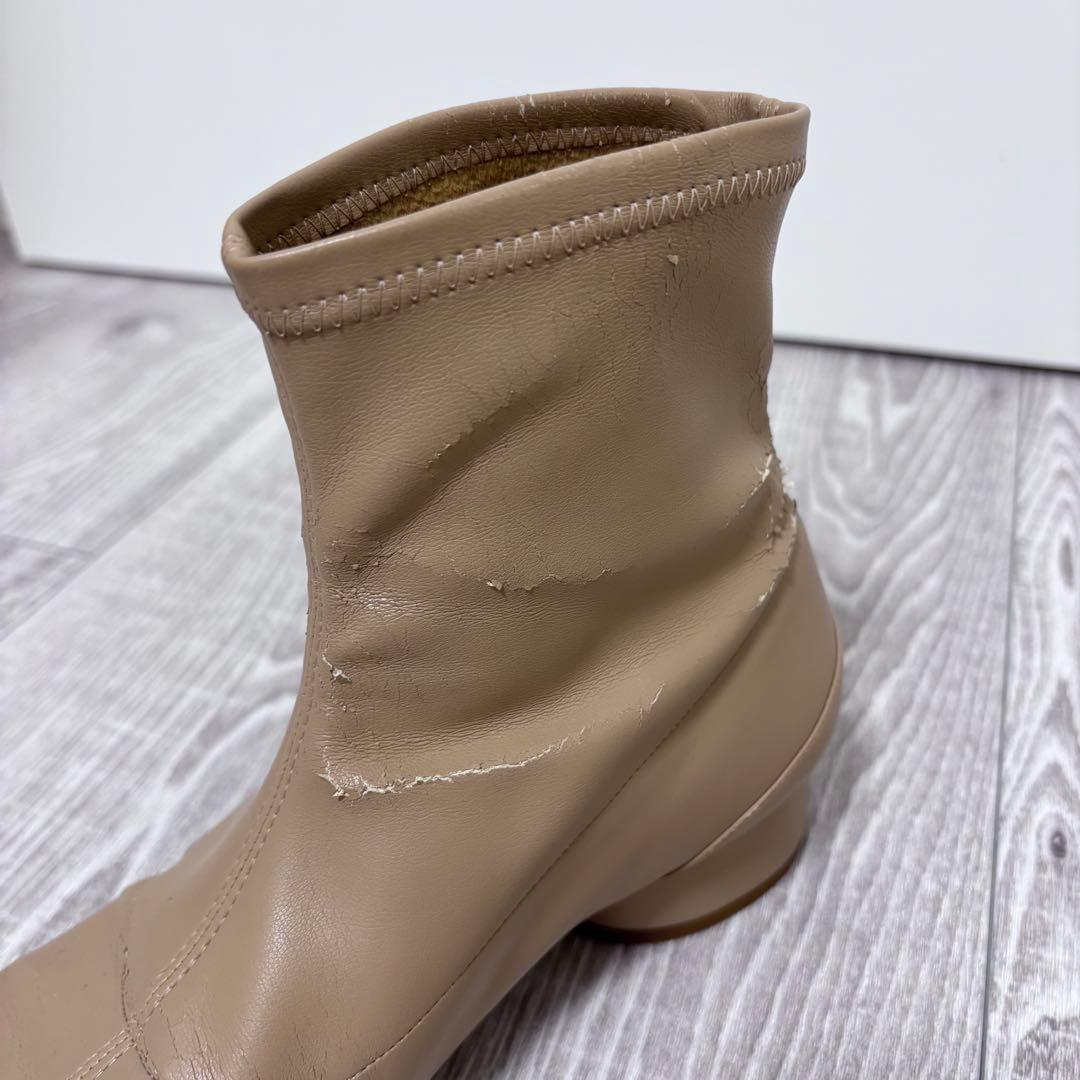Maison Margiela Tabi ブーツ 37 ベージュ 箱有 ジャンク