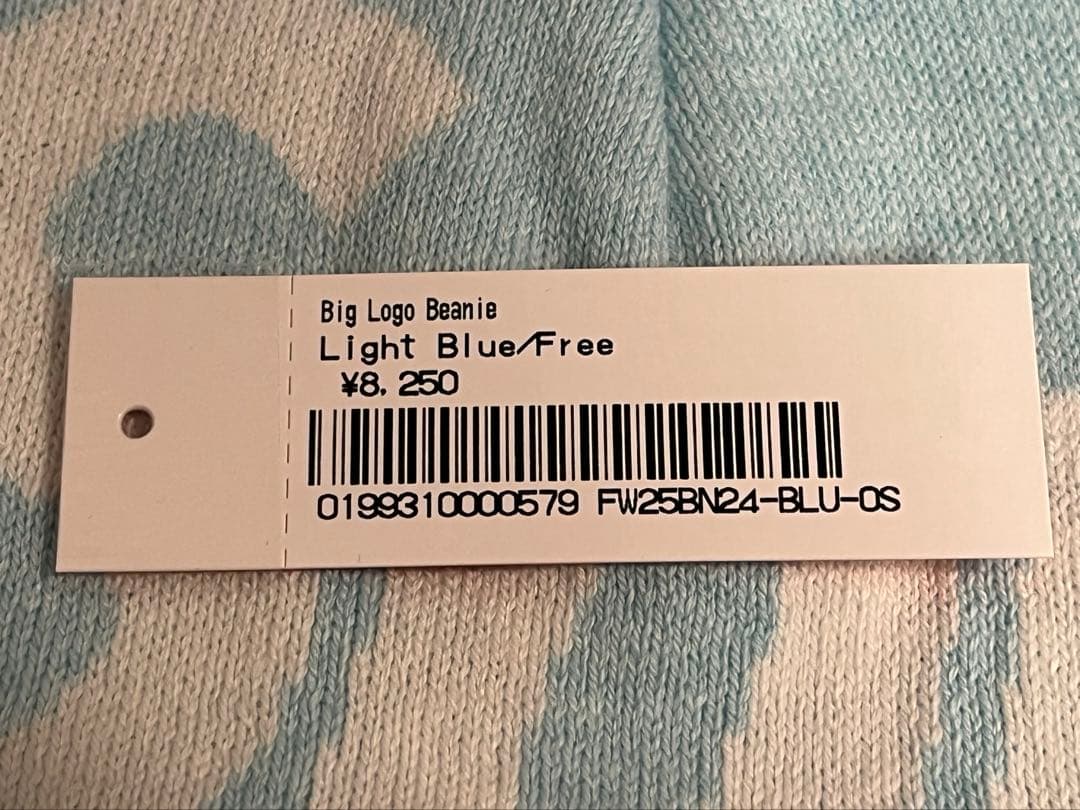 帽子 Supreme Big Logo Beanie light blue