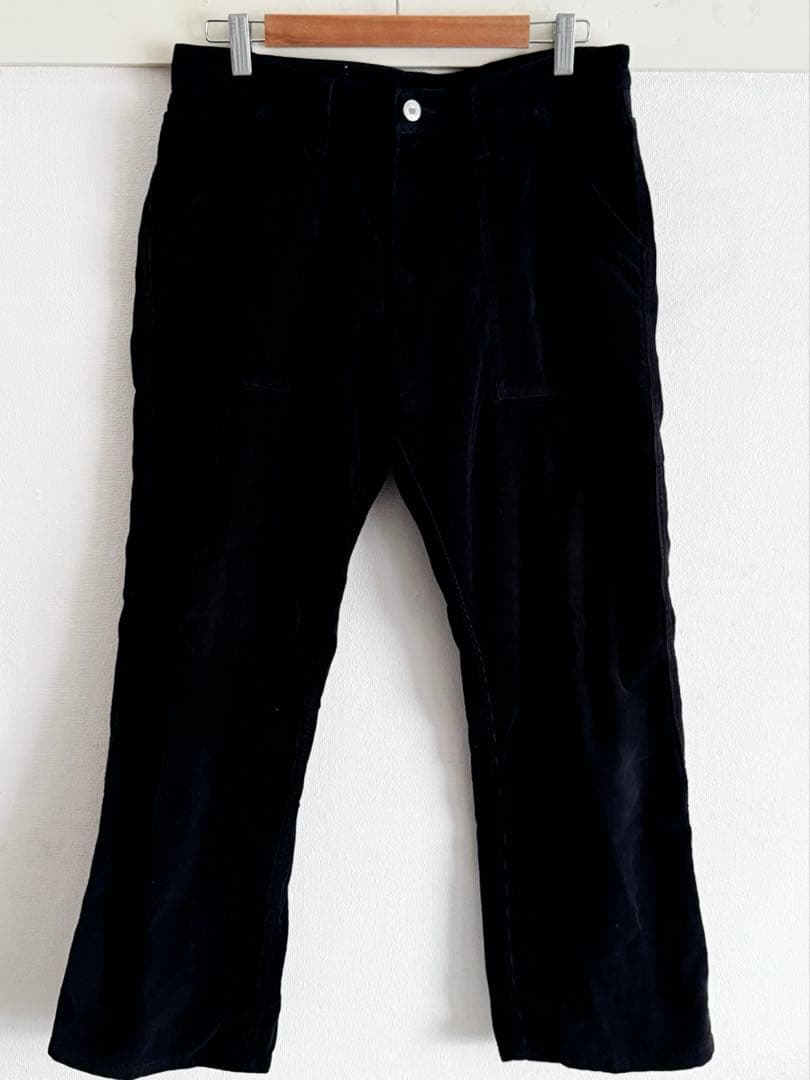 GENERAL RESEARCH 2002 コーデュロイパンツ 黒 XL