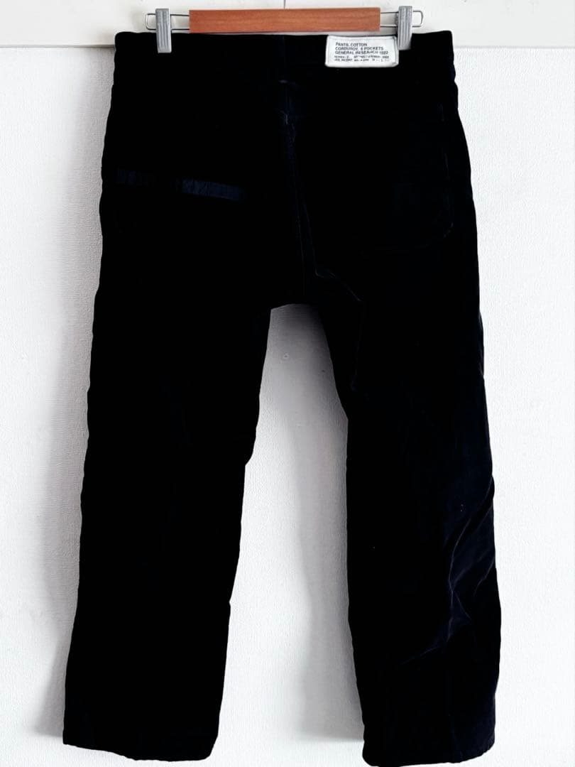 GENERAL RESEARCH 2002 コーデュロイパンツ 黒 XL