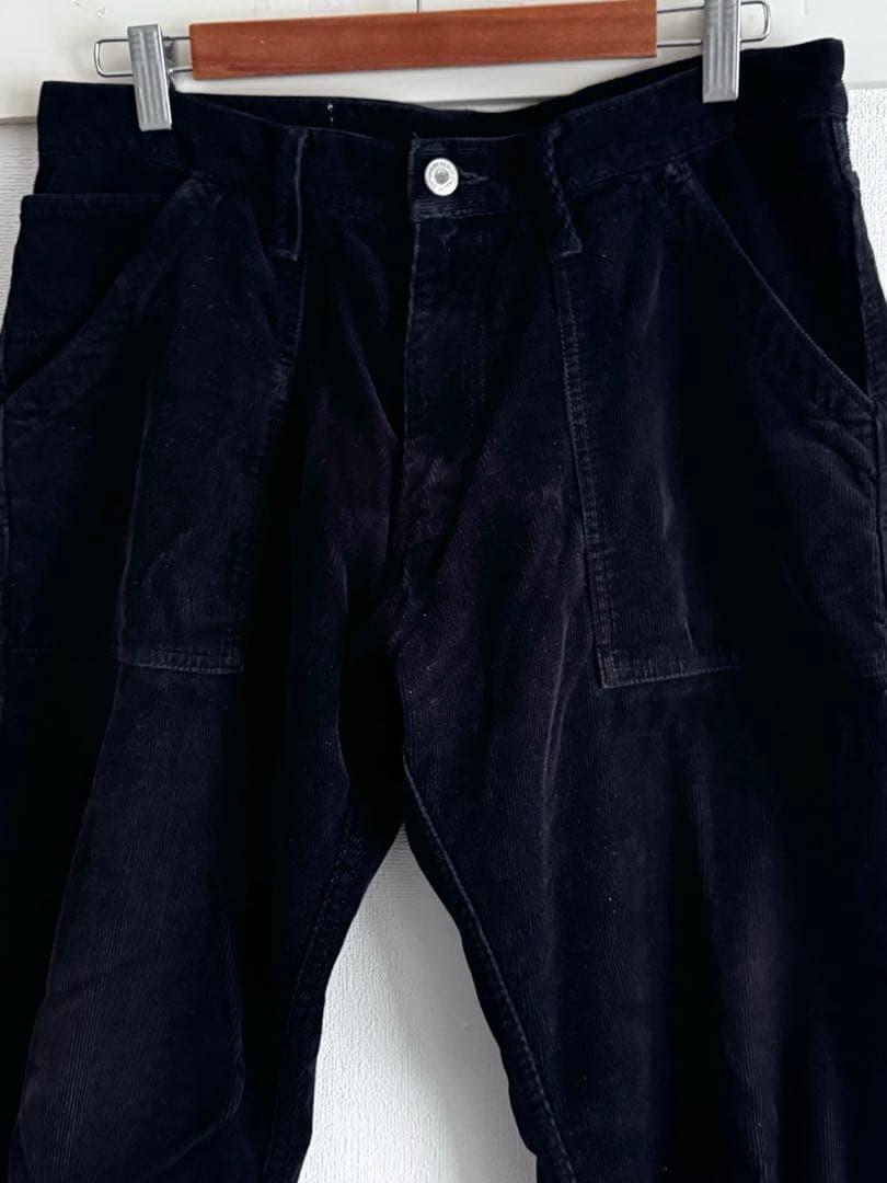 GENERAL RESEARCH 2002 コーデュロイパンツ 黒 XL