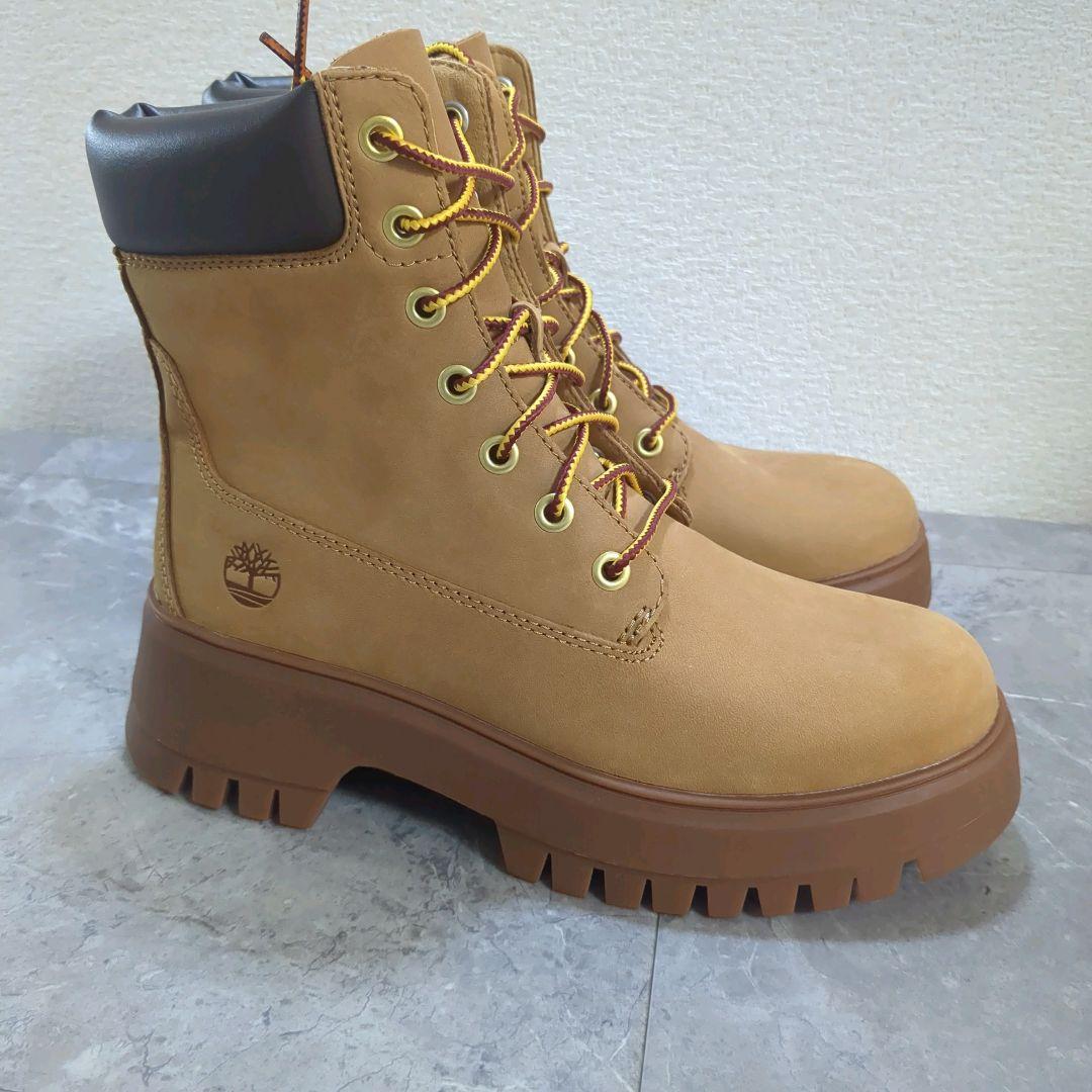 極美品☆22.5㎝ Timberland コーラ バレー 6インチ ブーツ