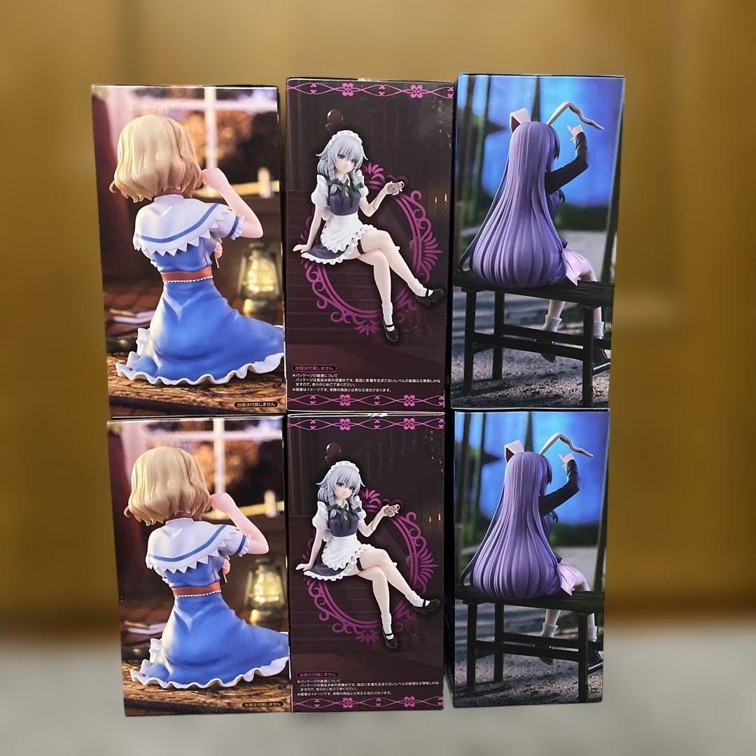 東方プロジェクト ぬーどるストッパー　アリス 咲夜 イナバ 6点セット
