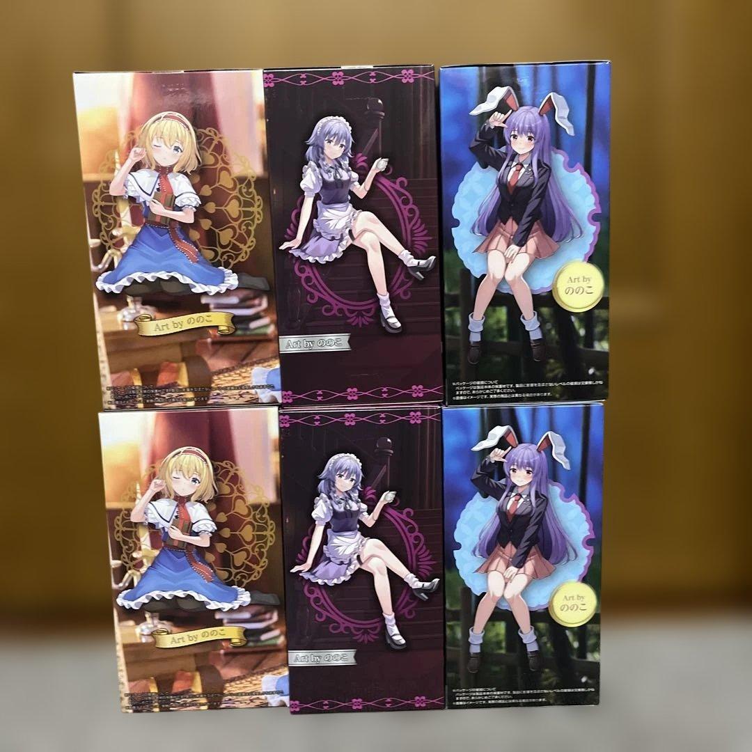 東方プロジェクト ぬーどるストッパー　アリス 咲夜 イナバ 6点セット