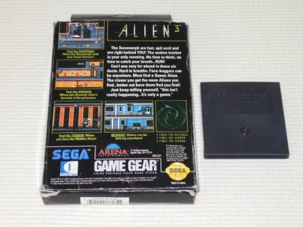 GG★ALIEN 3 海外版(国内本体動作可能)★箱付・説明書付・ソフト付