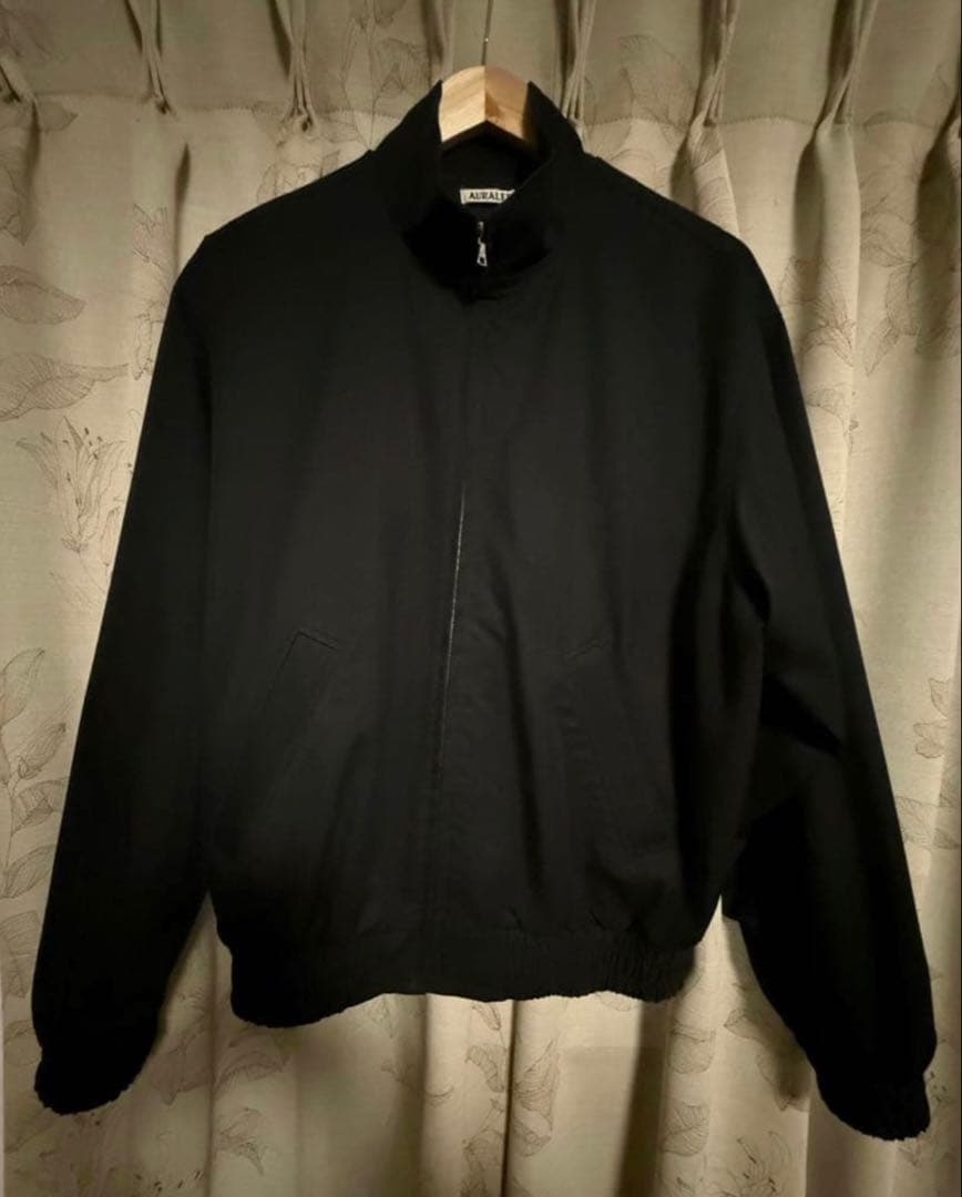 AURALEE WASHED FINX SILK CHAMBRAY ブルゾン３