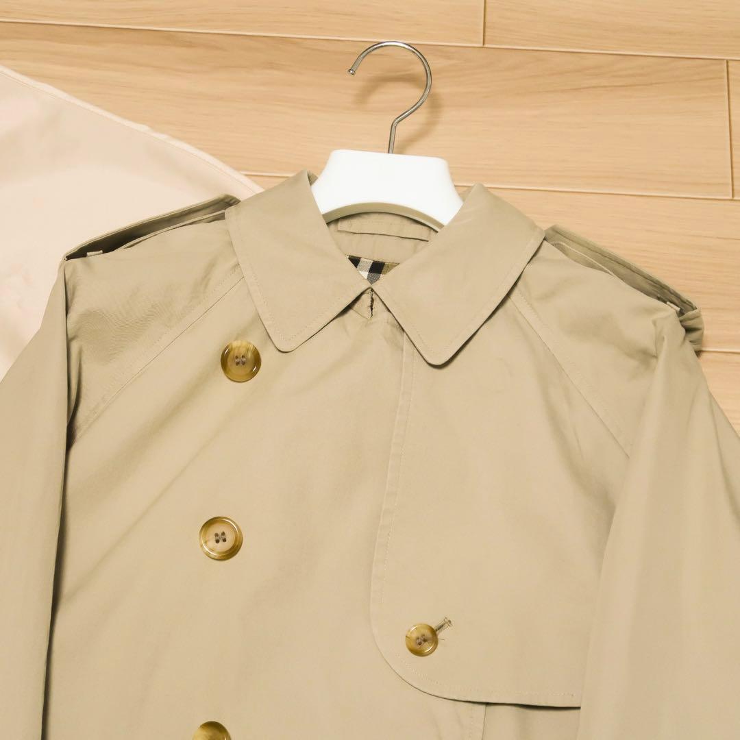 貴重 一枚袖 英国製 バーバリー トレンチコート ビンテージ BURBERRY