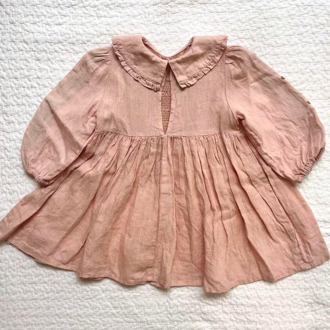 Apolina Nancy Dress 2-3y ピンク　ワンピース