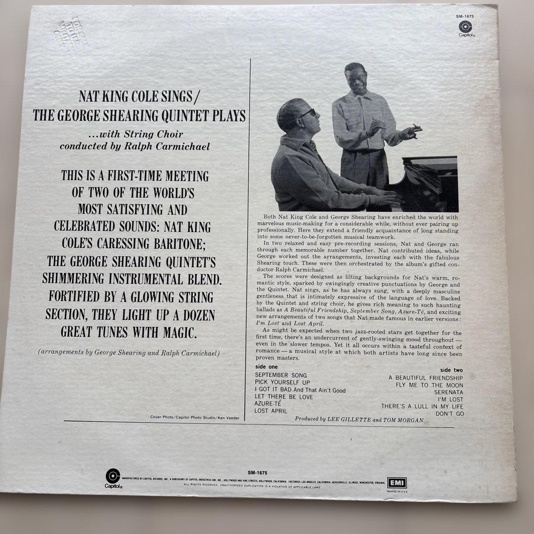 洋楽 Nat King Cole Sings