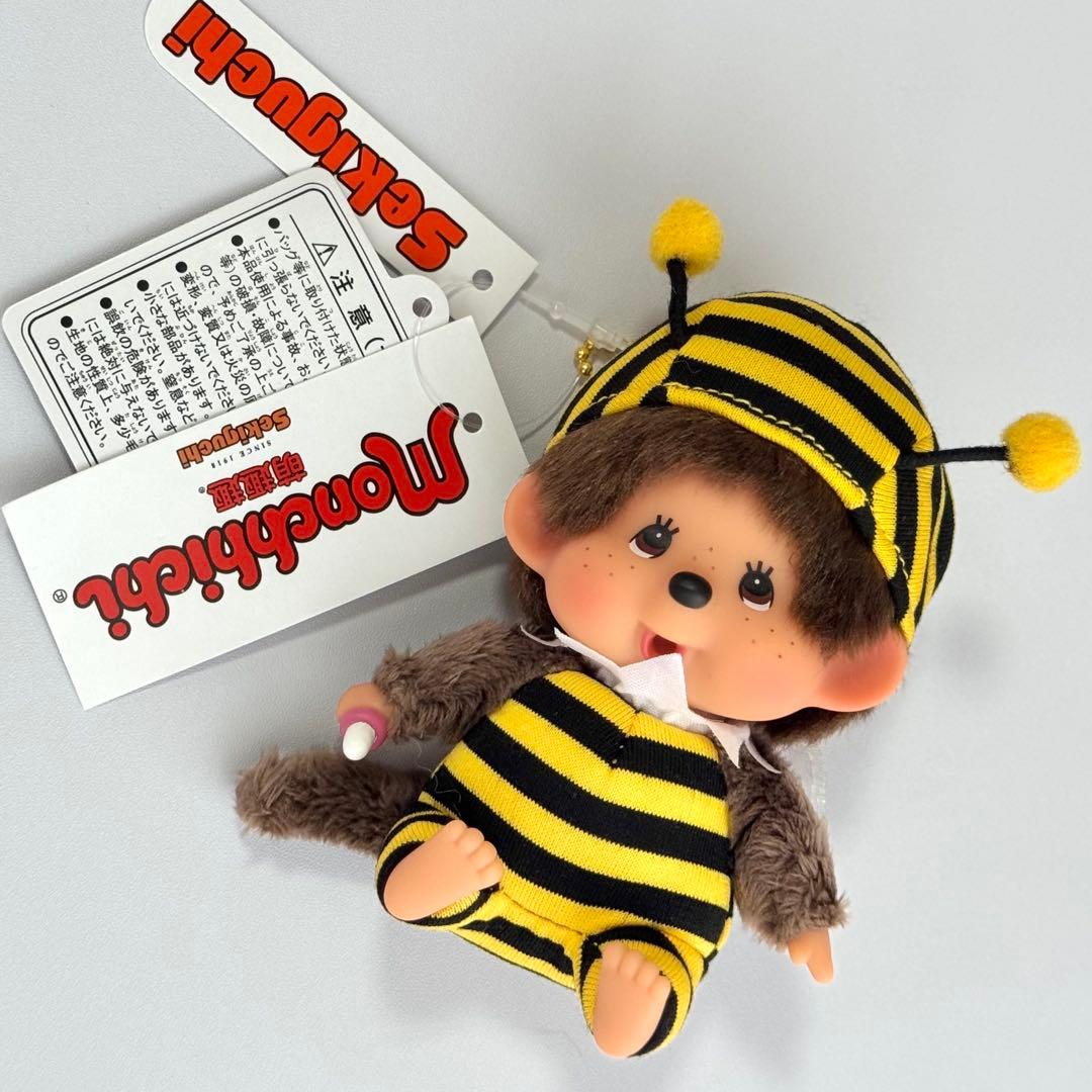 モンチッチ 顔でかSS キーチェーン ミツバチ セキグチ 新品タグ付き