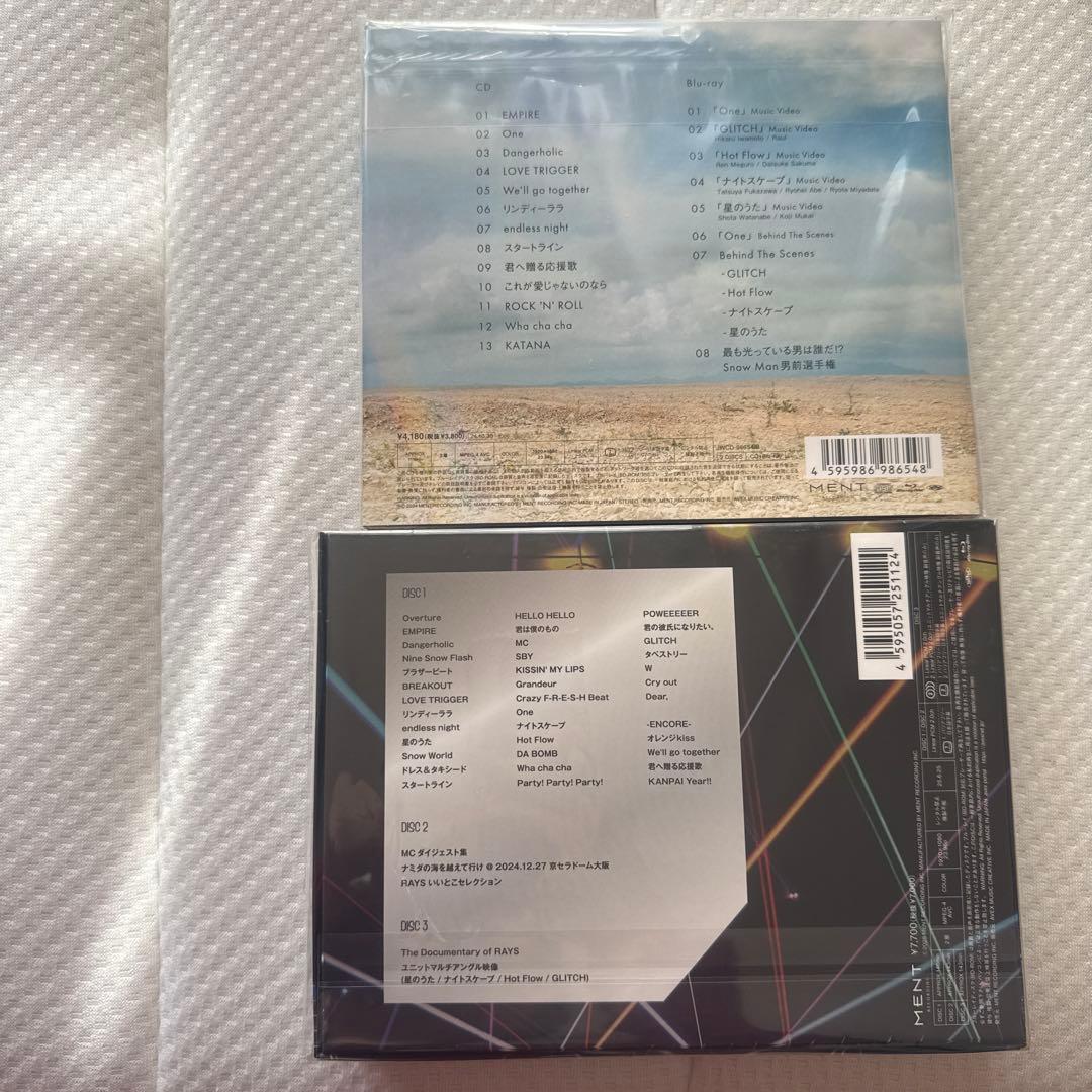  Man RAYS アルバム ライブBlu-ray2点まとめ売り