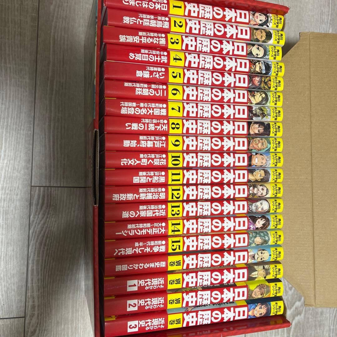 角川まんが学習シリーズ日本の歴史 全15巻セット