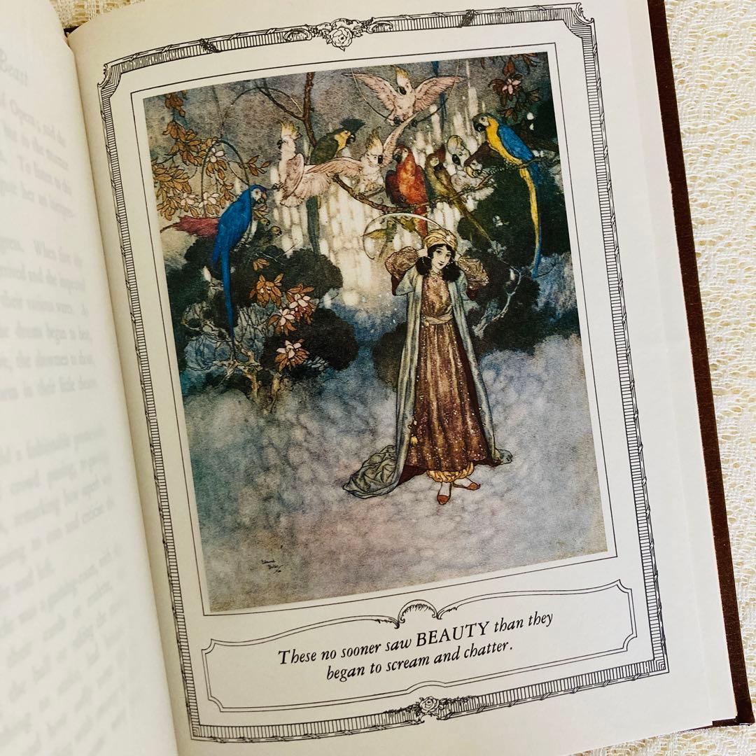 洋書　古書　デュラックの幻想的な挿絵　フランス名作童話集　1981年刊行