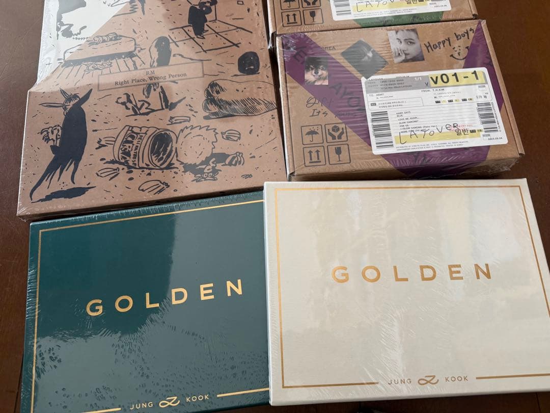 BTS 未開封　Golden layover RPWP