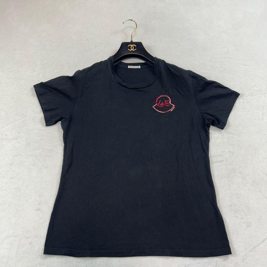 K769 M モンクレール クルーネック ロゴプリント 半袖 Tシャツ メンズ