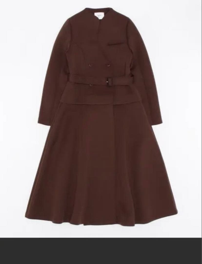 AMERI アメリ CARDBOARD FLARE DRESS COAT s
