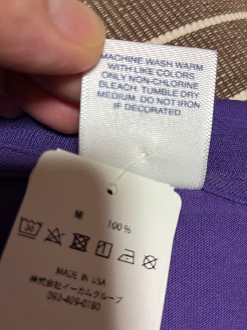 新品未使用 シュプリーム無印Tシャツ XLサイズ パープル 最安値‼️3枚セット！