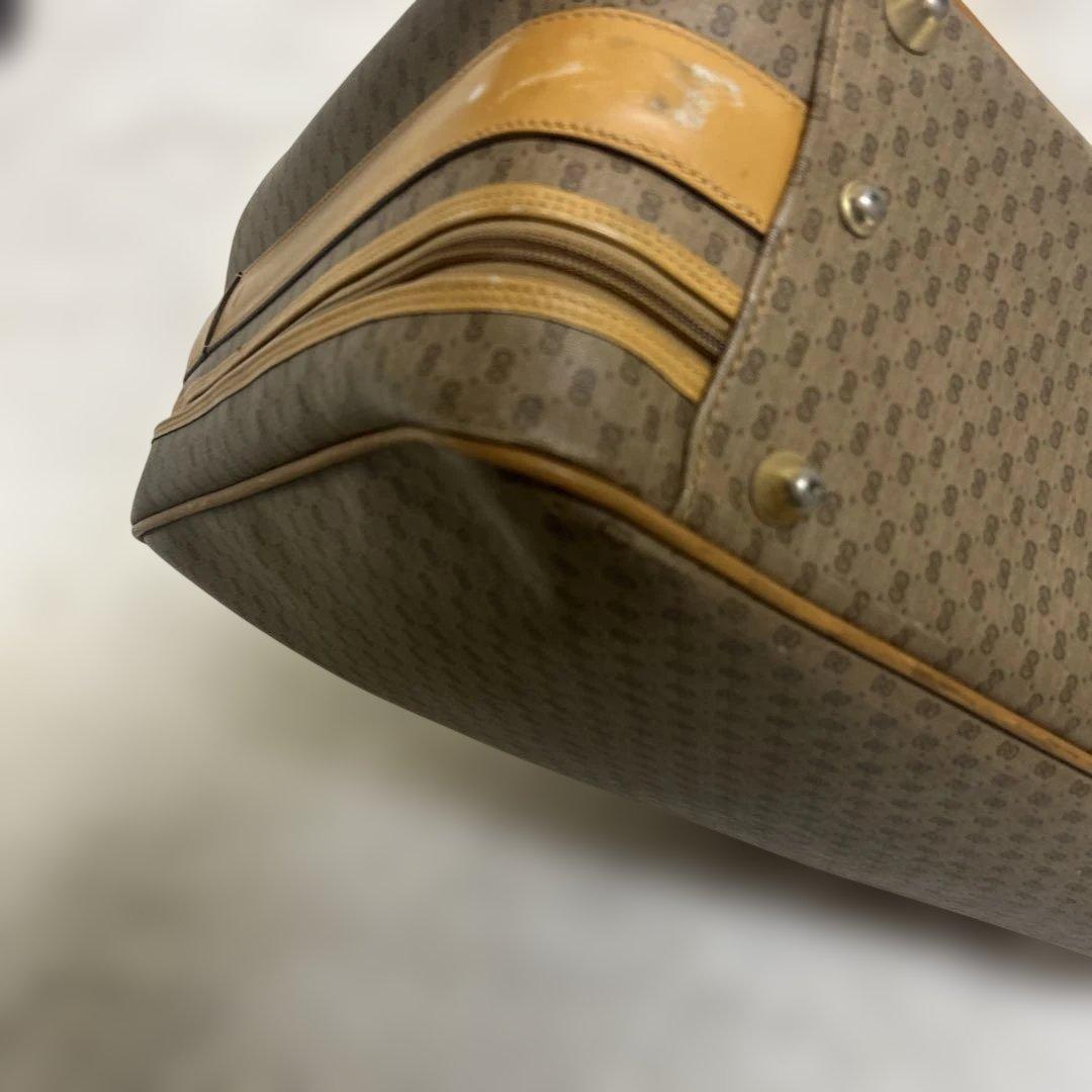 【GUCCI】ボストンバッグ　トランクケース　旅行鞄　マイクロGG PVC