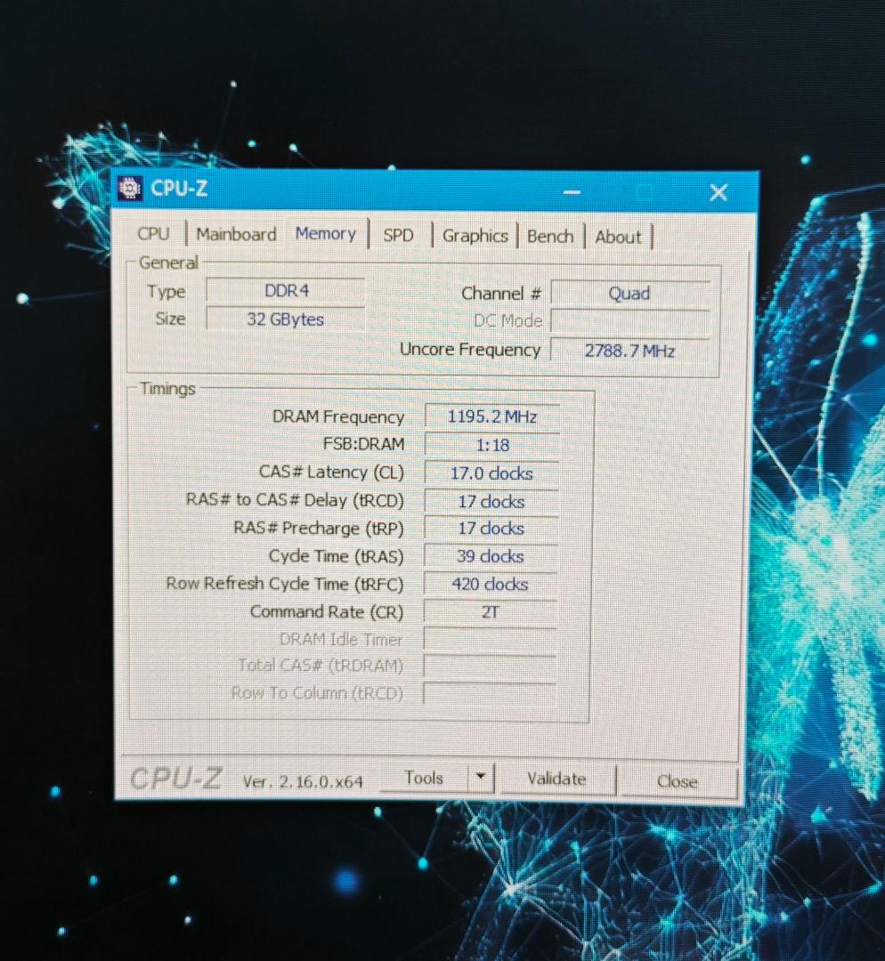 メモリー Samsung DDR4 8Gb x 4 (32GB)
