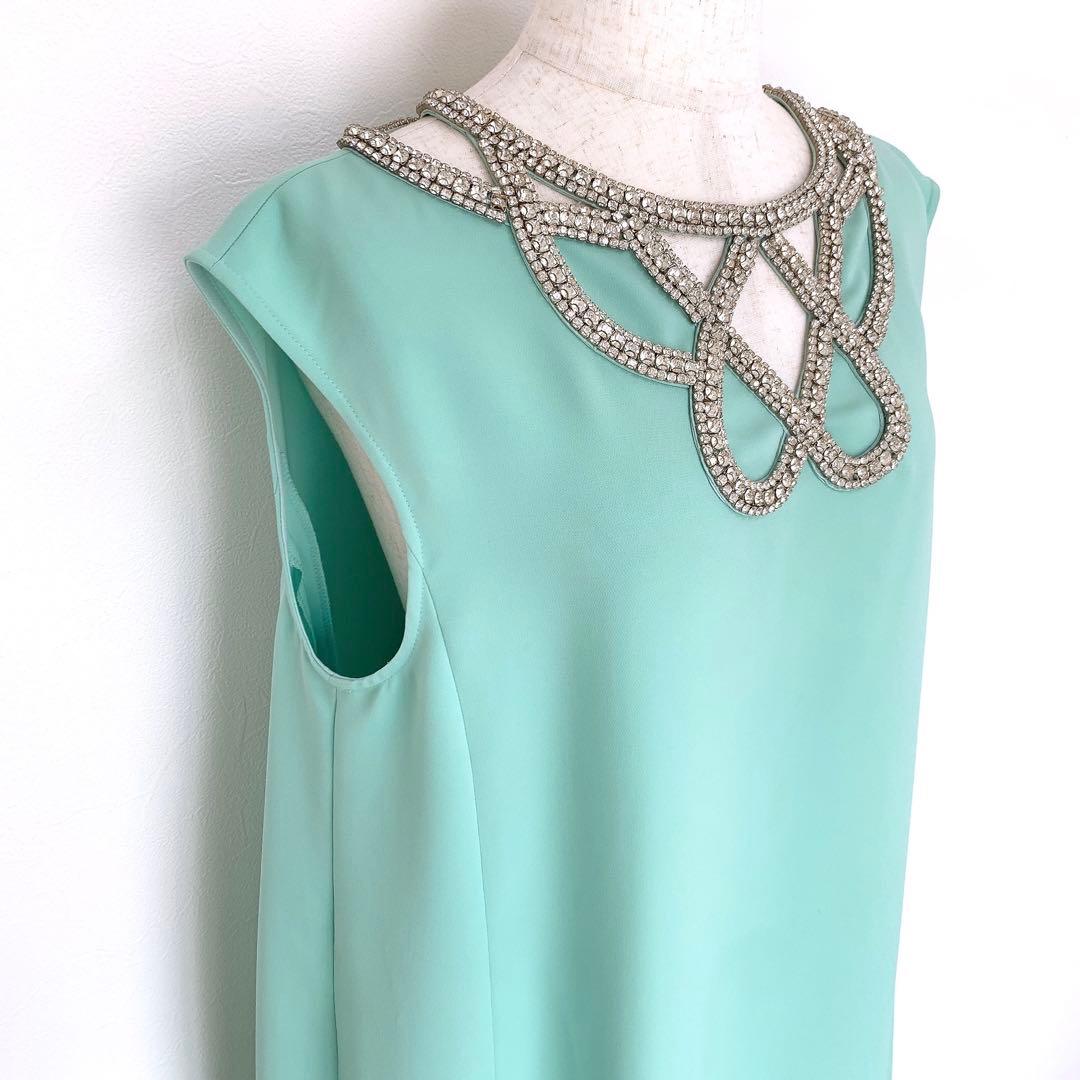 【美品✨】定価52,000円❤️グレースクラス✨サイズ38✨ビジューワンピース