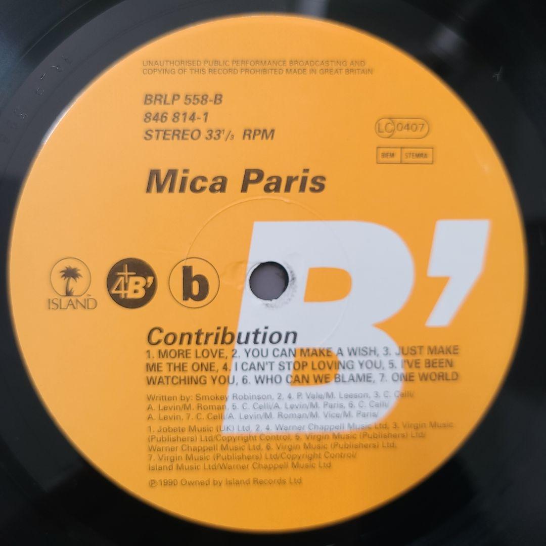 ★全てＵＫオリジナル盤★９０'Ｓ.ＵＫソウル・Ｒ＆Ｂ名盤『MICA PARIS』