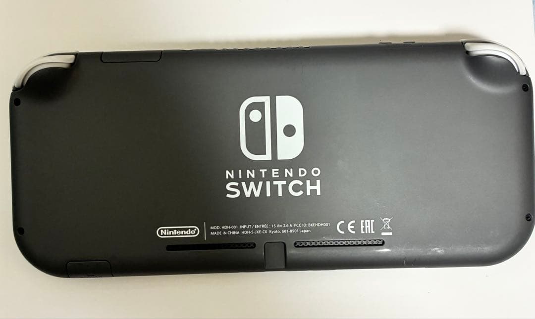 Switch Liteグレー(箱無 、充電器有)ポータブルUSBハブスタンド付き