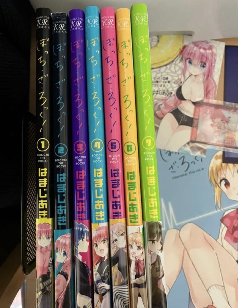 全巻初版　メロンブックス　特典付き　帯付き　ぼっち・ざ・ろっく！ １～8巻