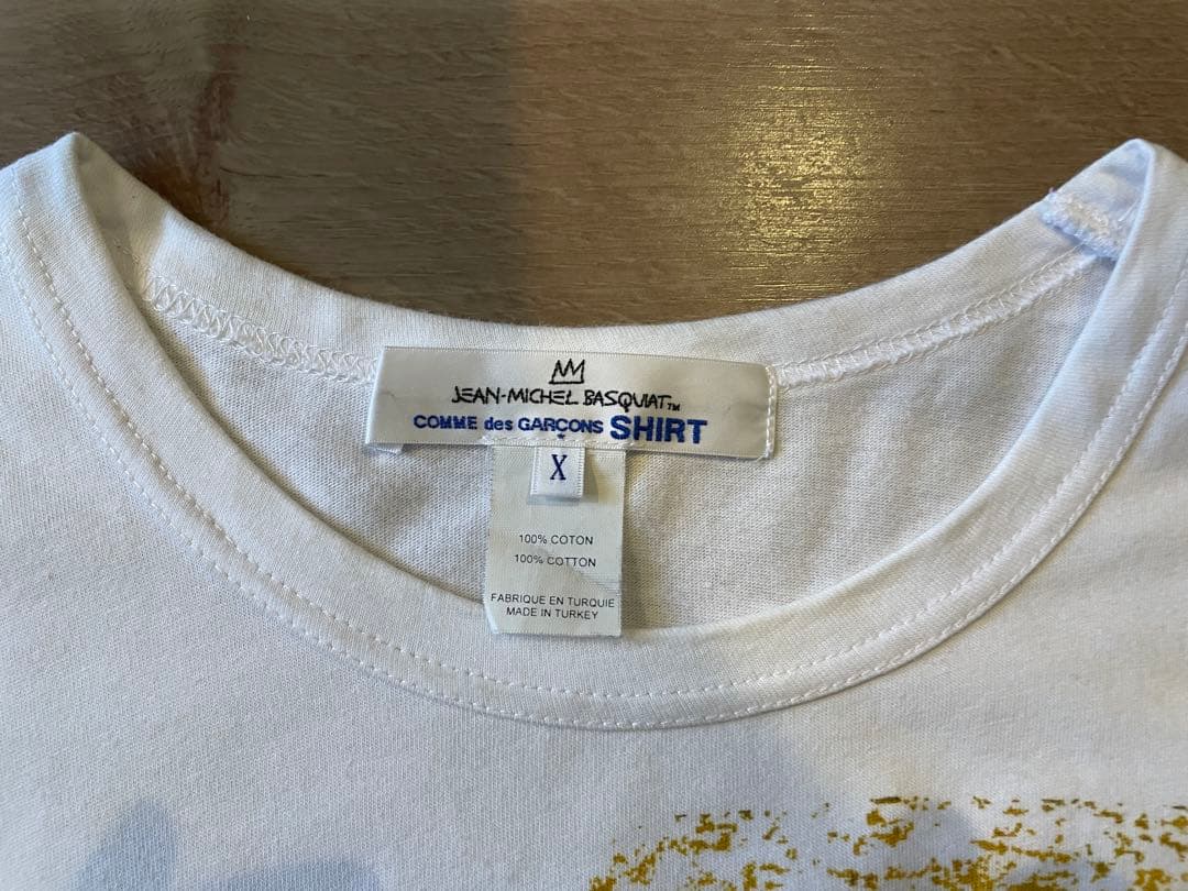 コムデギャルソンシャツ バスキア Tシャツ