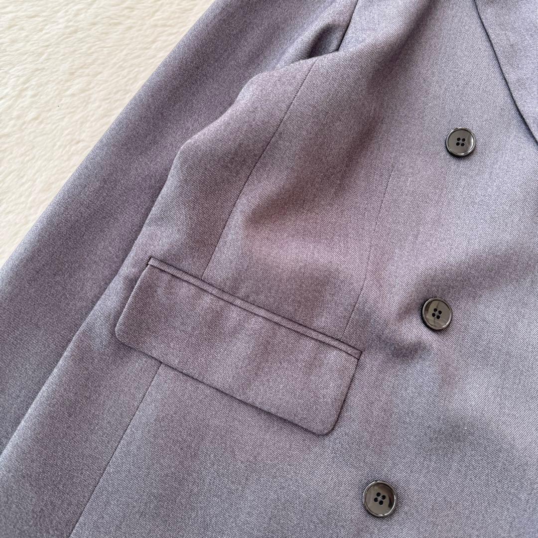 24AW SLOBE IENA TRダブルブレストジャケット グレー