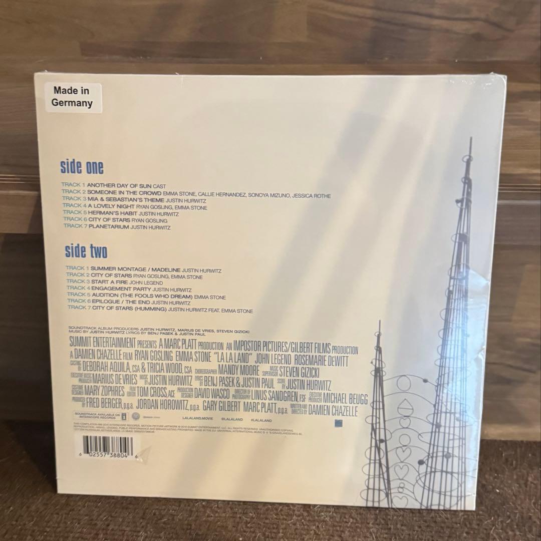 ラ・ラ・ランド サントラ2LP 新品未開封 海外輸入盤