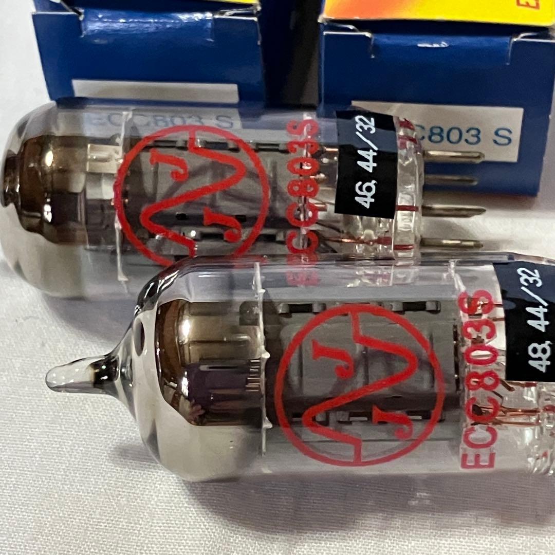 JJ ELECTRONIC ECC803S NOS 特性の近い2本セット
