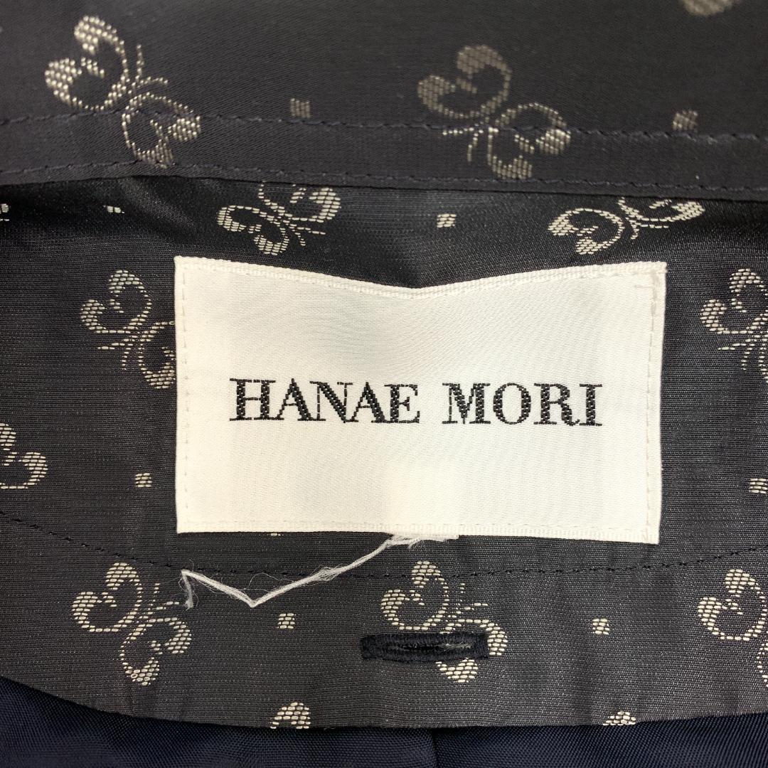 HANAE MORI ハナエモリ トレンチコート 総柄 グレー 40 B2680