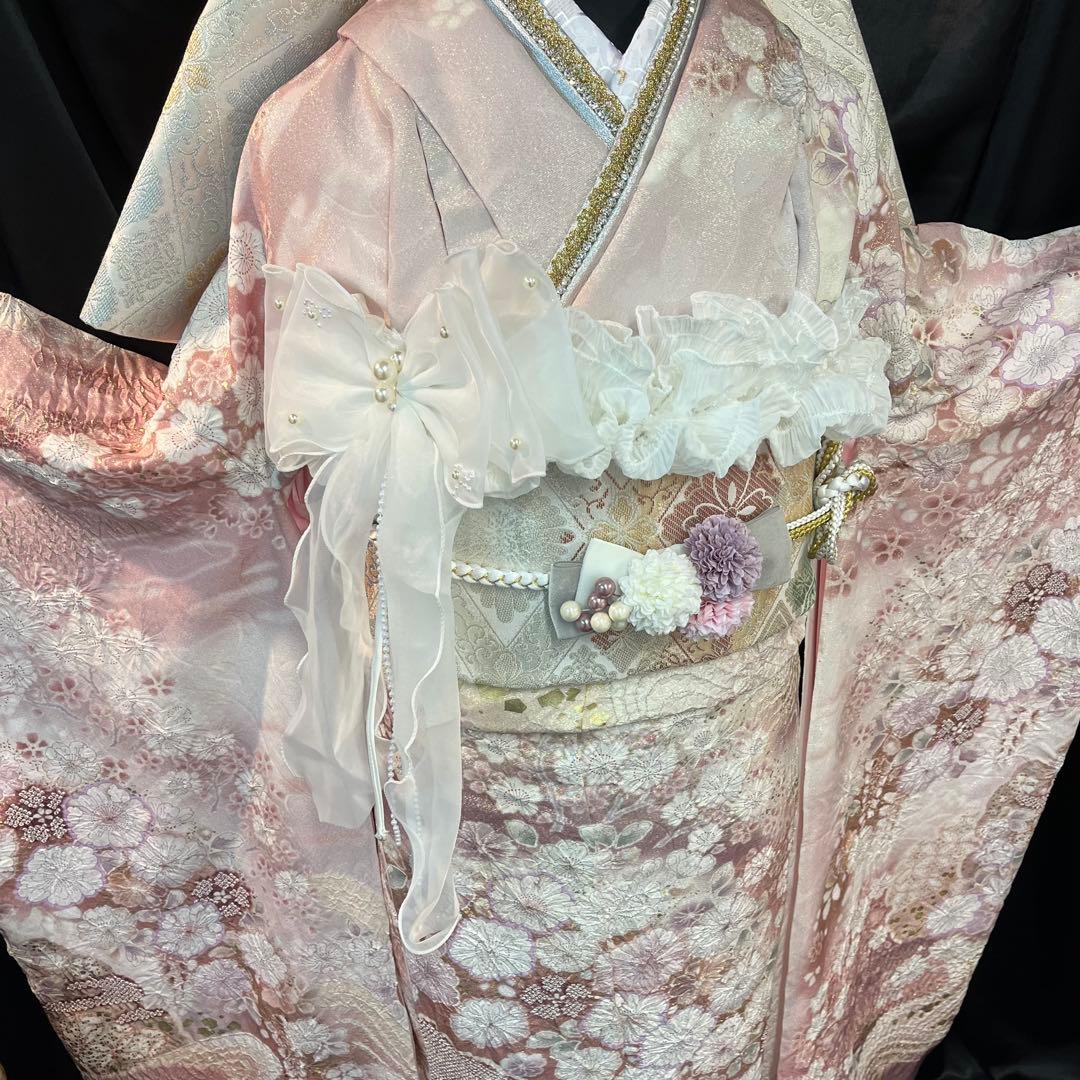 ◾️振袖フルセット■辻が花■花絞り■関芳■新品オーダー■正絹■成人式振り袖