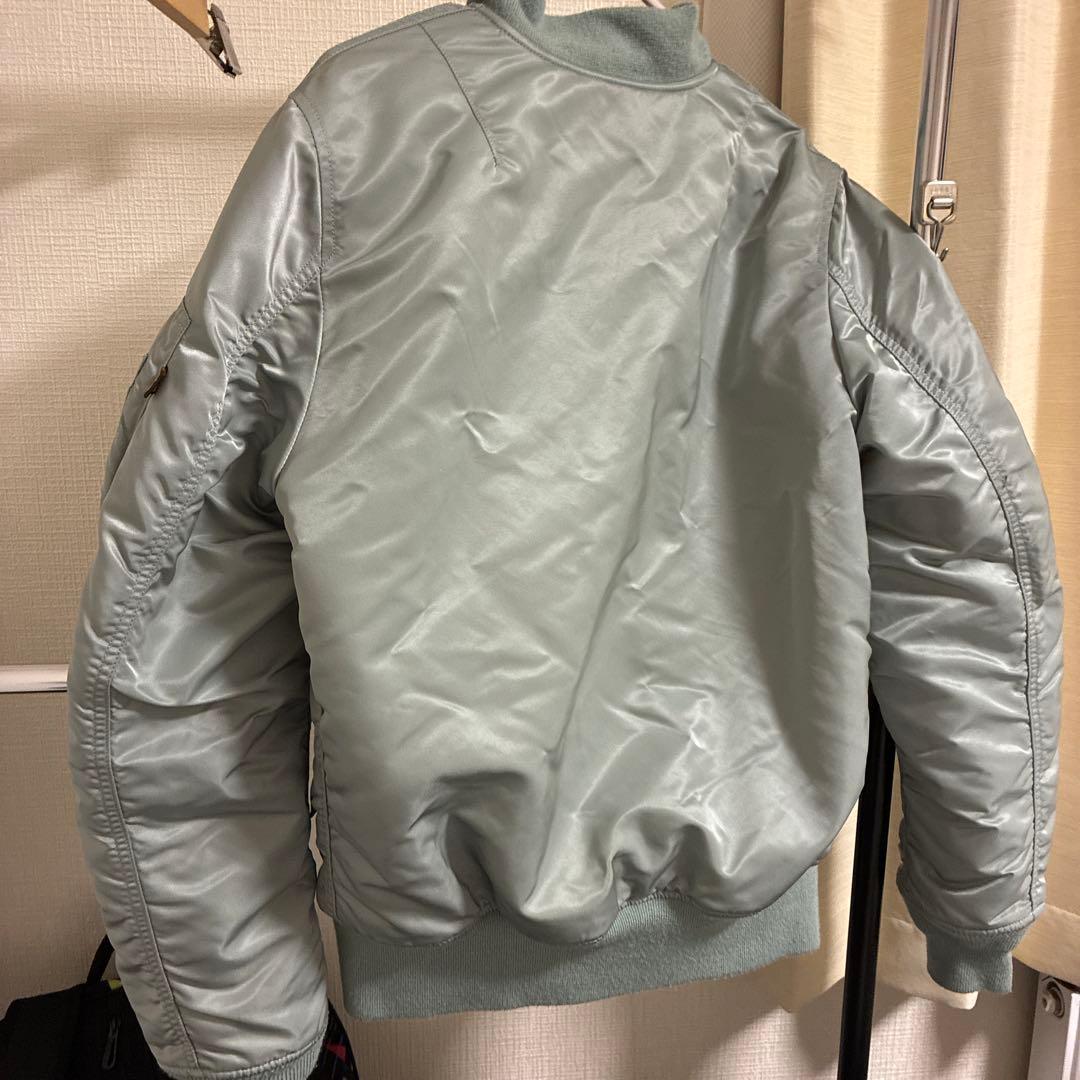 90s alpha USA製　reversible ma-1 jacket L
