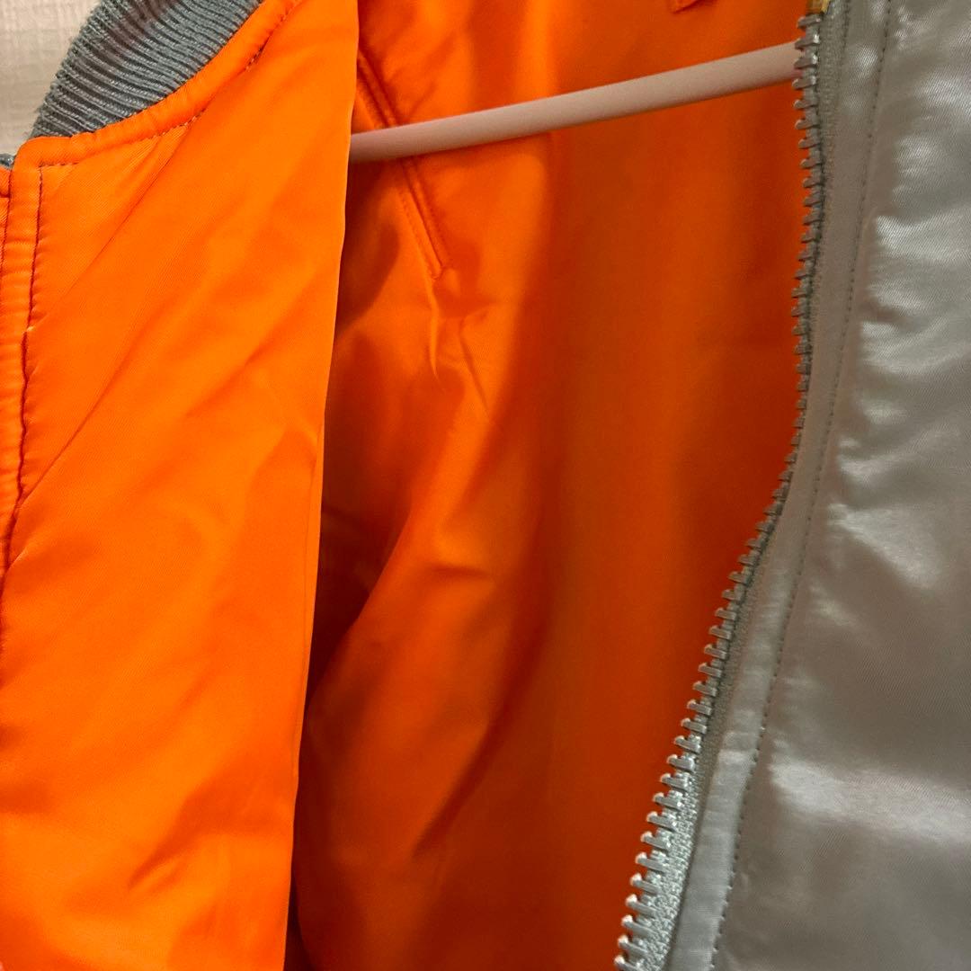90s alpha USA製　reversible ma-1 jacket L