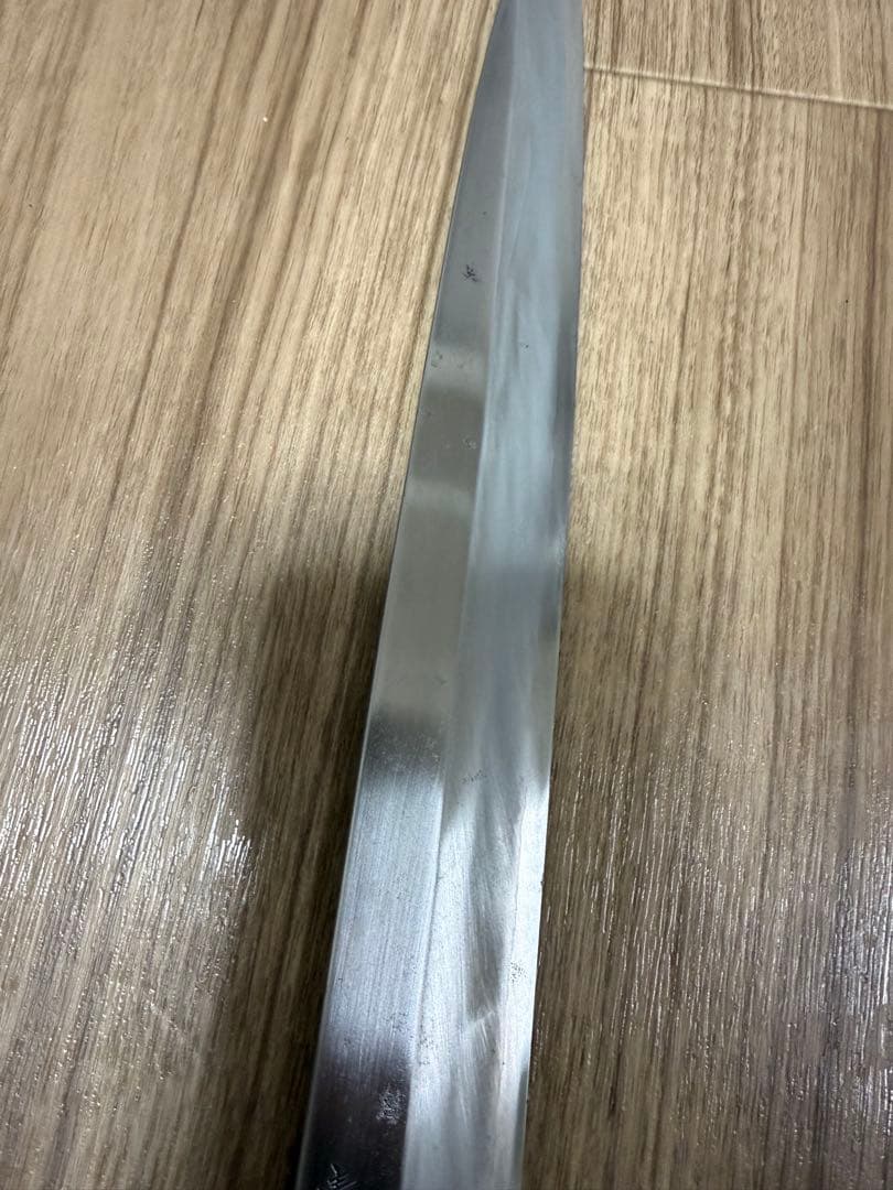 田中 野夫］祐成　青鋼　柳刃包丁　尺一