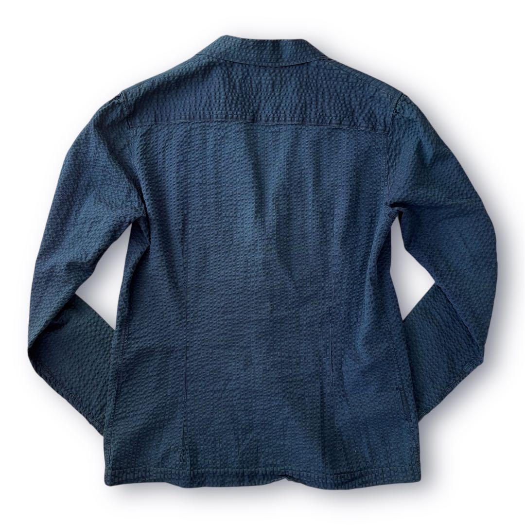 LARDINI ラルディーニ シアサッカー テーラード シャツジャケット