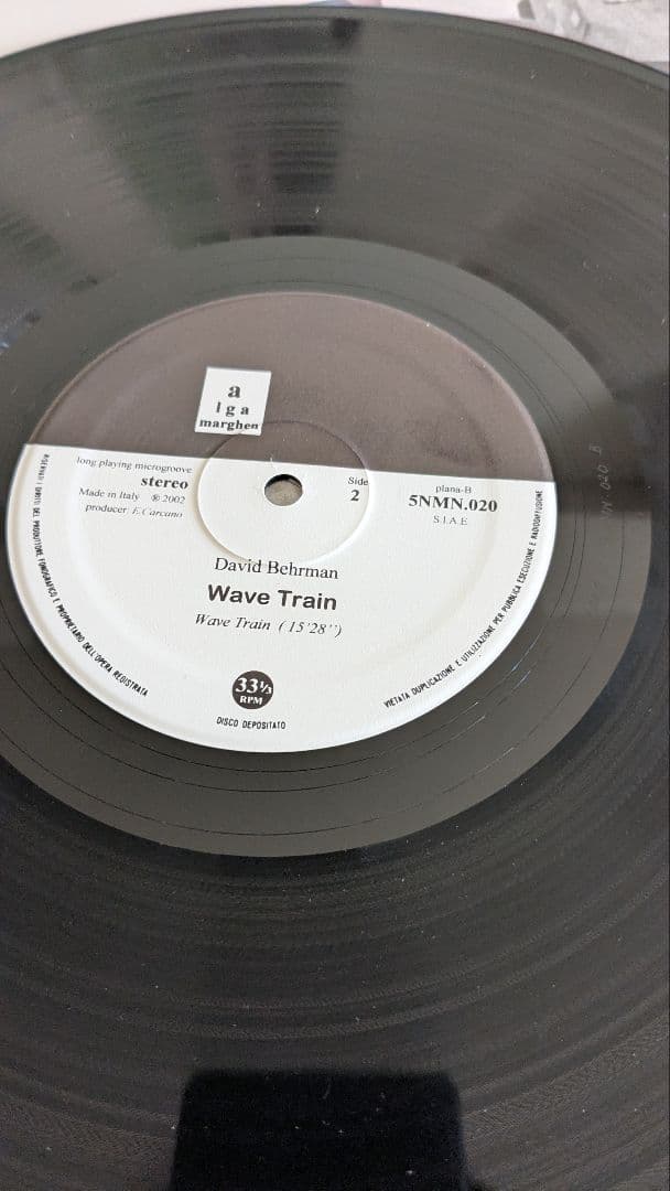 David Behrman Wave Train レコード