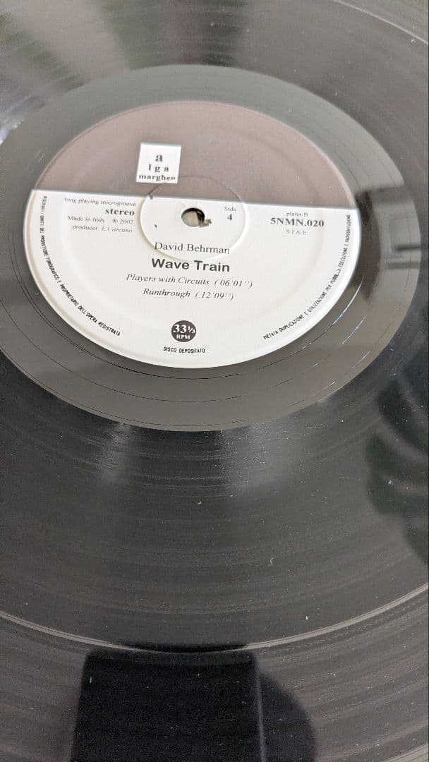 David Behrman Wave Train レコード