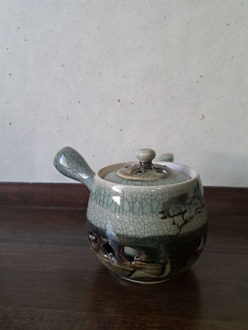 【期間限定価格中】相馬焼　 二重急須・二重煎茶碗 茶器揃えセット　2026午年