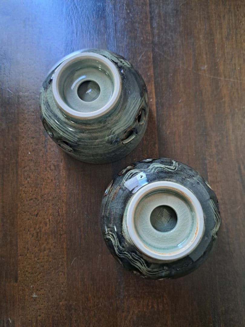 【期間限定価格中】相馬焼　 二重急須・二重煎茶碗 茶器揃えセット　2026午年