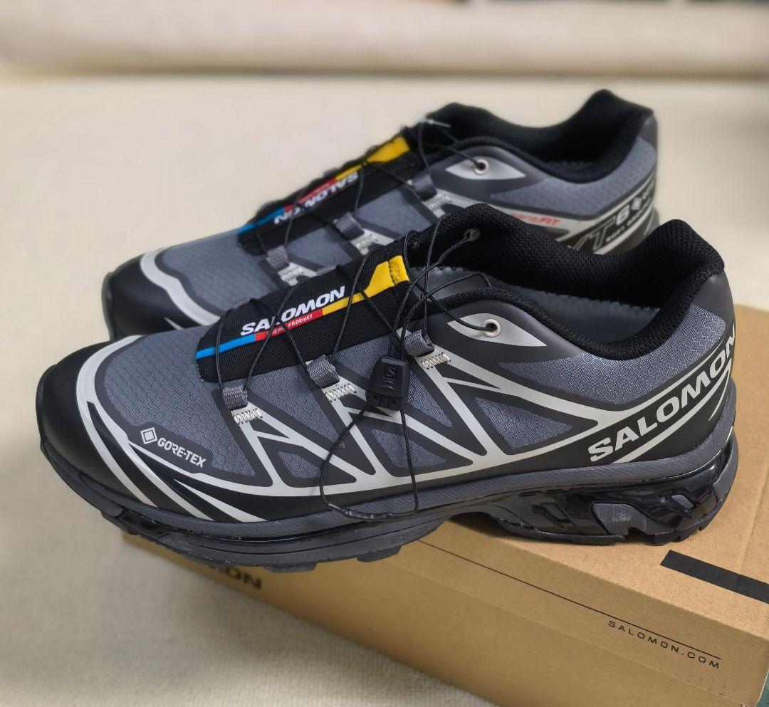 XT6 GORE-TEX アウトドアランニングシューズメンズスニーカーグレー27