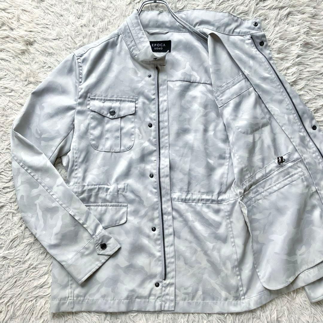 【美品 近年 XL】エポカウォモ　ハンティングジャケット　迷彩　洗える　M-65