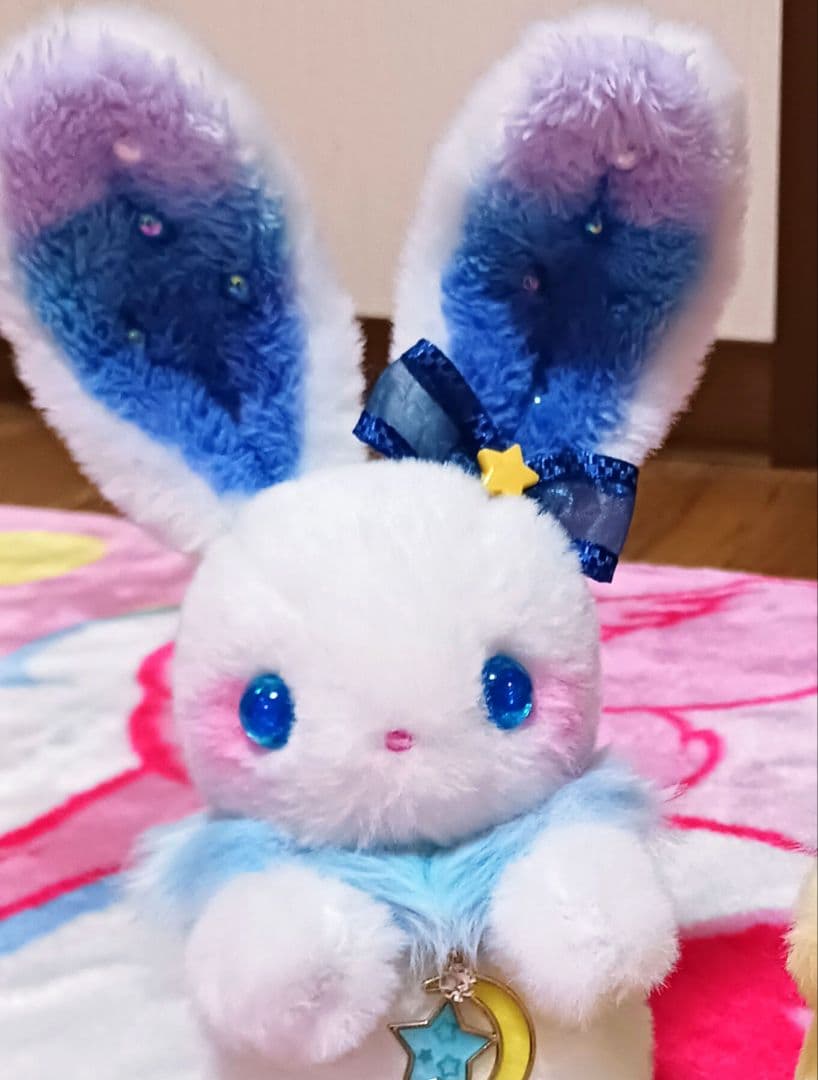 【ハンドメイド】ユメミルBunny　(オーロラ)ぬいぐるみ
